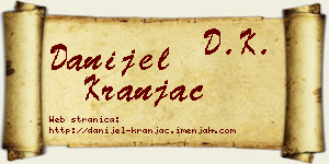 Danijel Kranjac vizit kartica